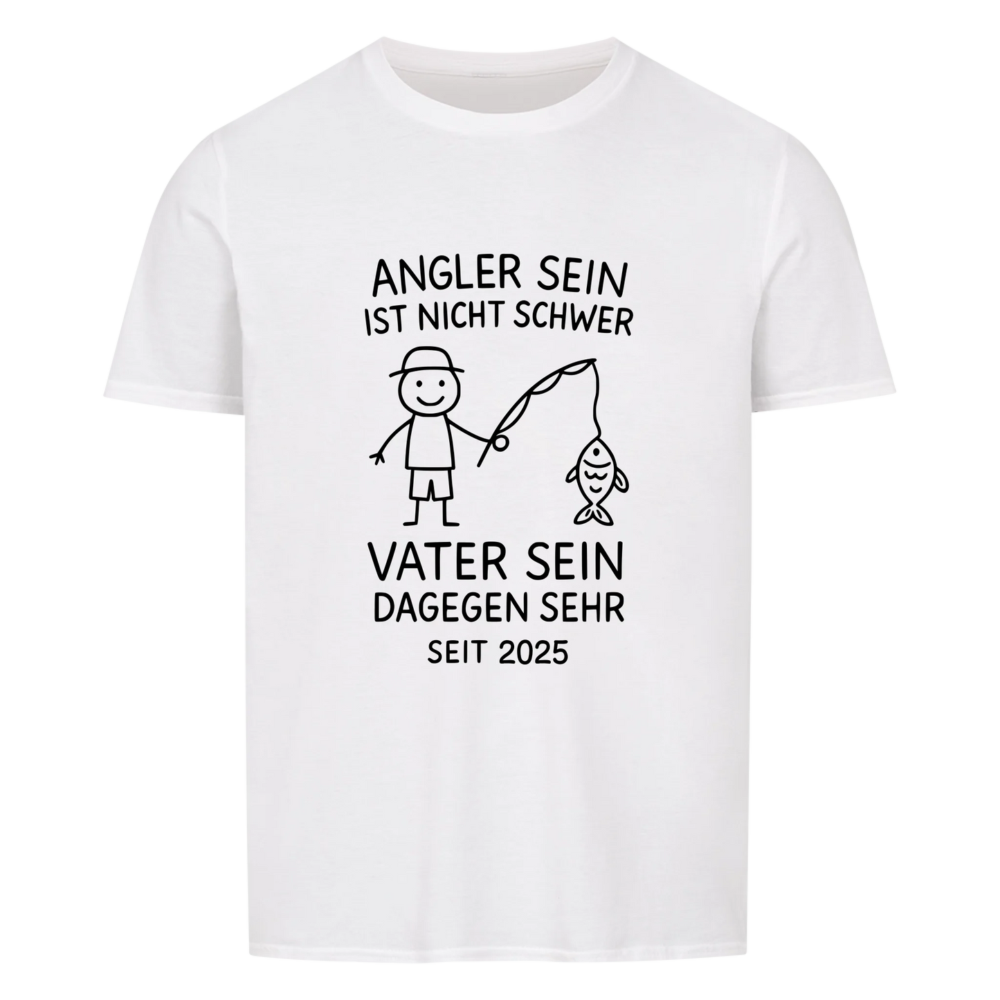 Angler sein ist nicht schwer T-Shirt Personalisierbar
