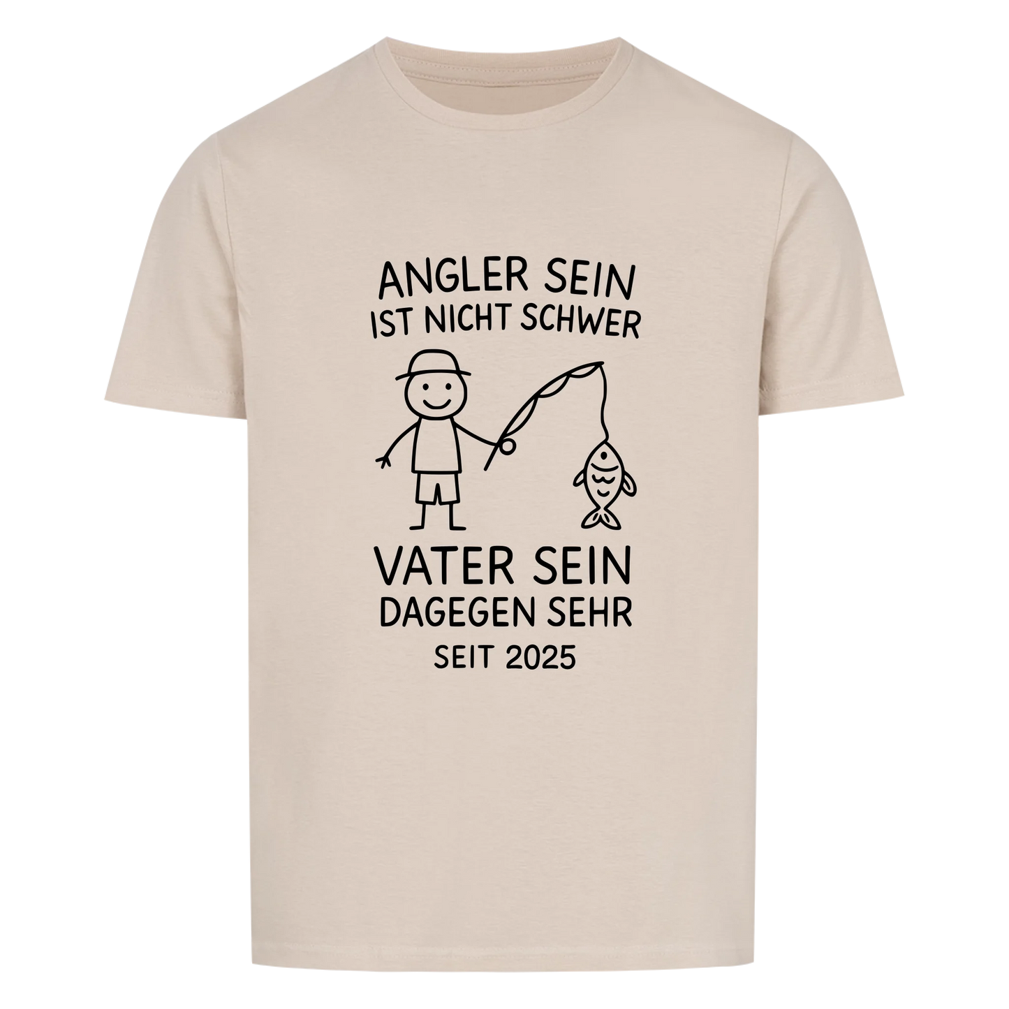 Angler sein ist nicht schwer T-Shirt Personalisierbar