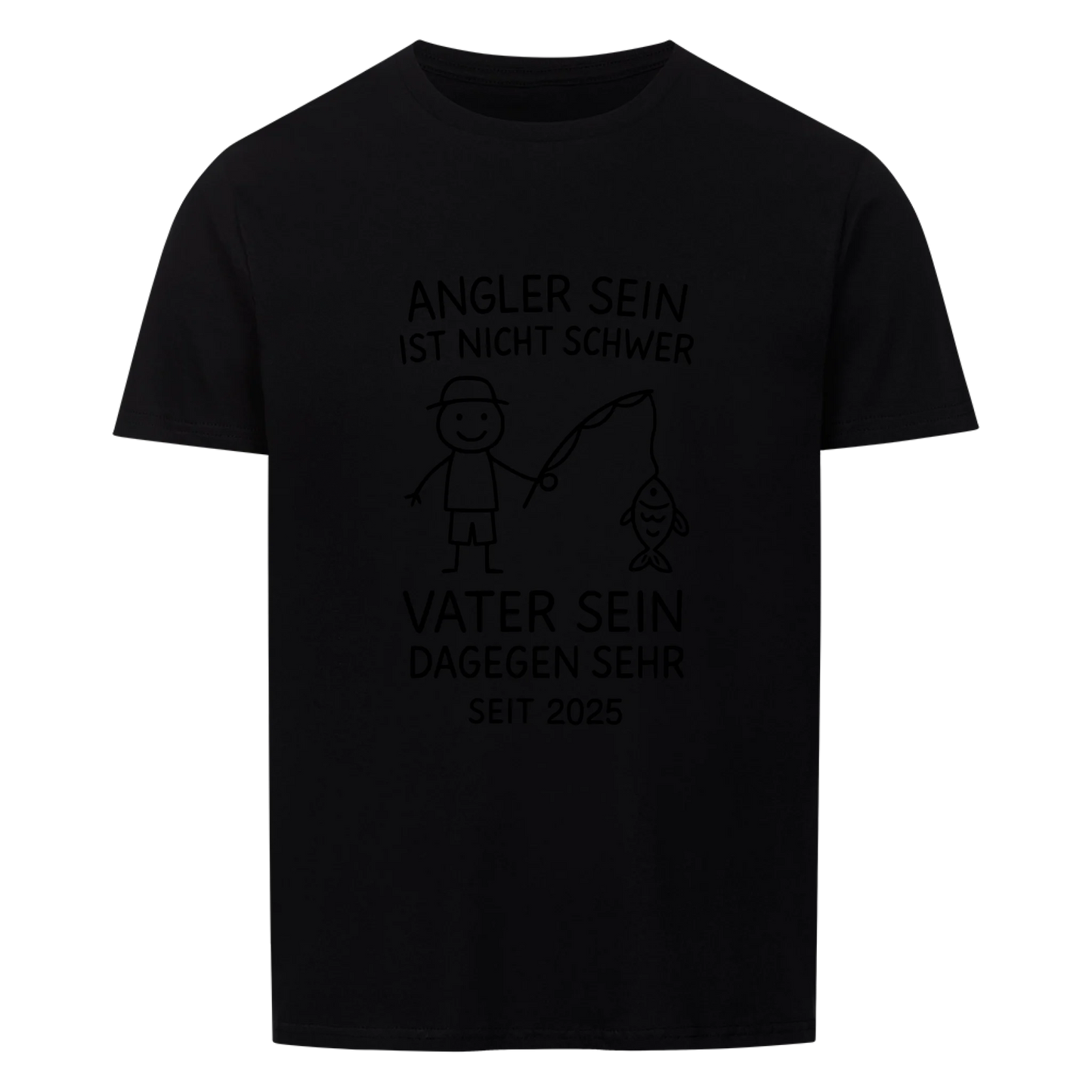 Angler sein ist nicht schwer T-Shirt Personalisierbar
