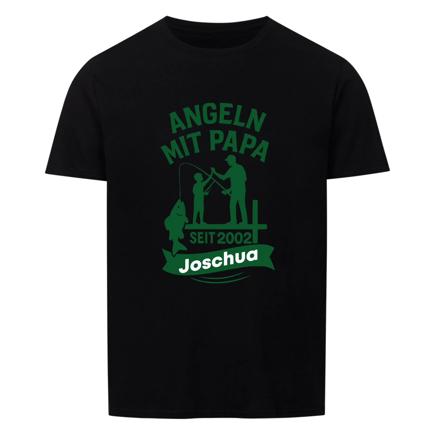 Angeln mit Papa T-Shirt personalisierbar