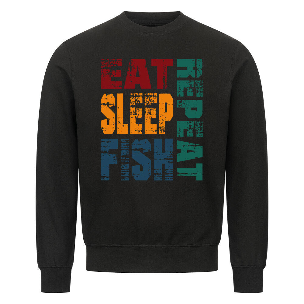 Eat Sleep Fish Sweatshirt - HookStyle
