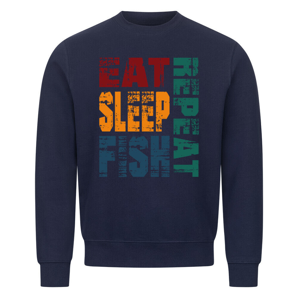 Eat Sleep Fish Sweatshirt - HookStyle