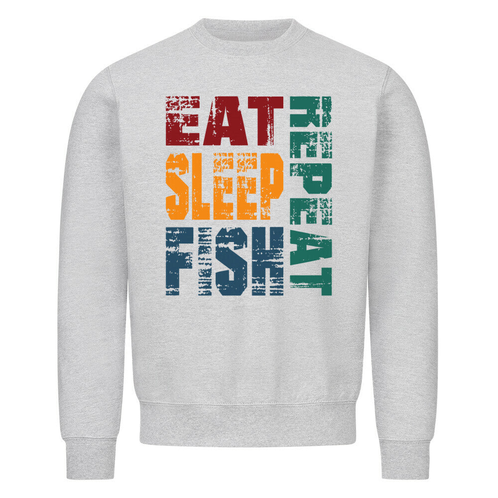 Eat Sleep Fish Sweatshirt - HookStyle