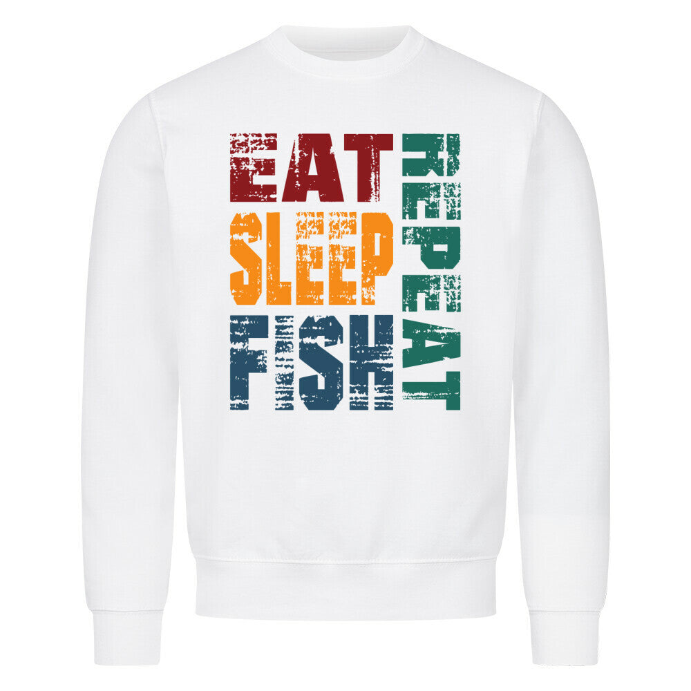 Eat Sleep Fish Sweatshirt - HookStyle