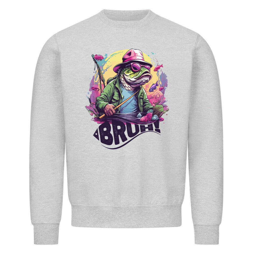 Bruh! Fishing Sweatshirt - HookStyle