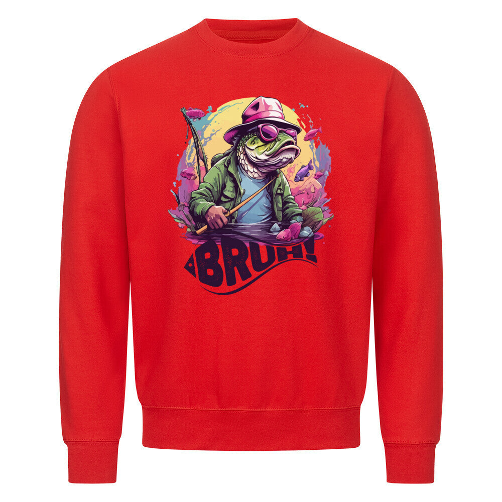 Bruh! Fishing Sweatshirt - HookStyle