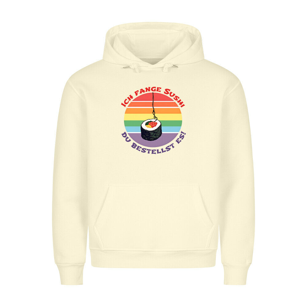 Ich Fange Sushi Premium Hoodie - HookStyle