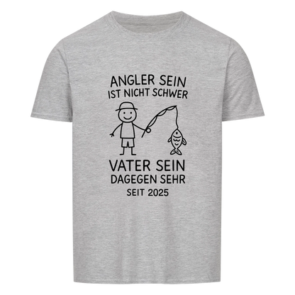 Angler sein ist nicht schwer T-Shirt Personalisierbar