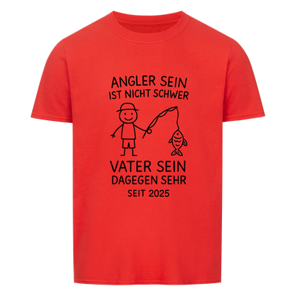 Angler sein ist nicht schwer T-Shirt Personalisierbar