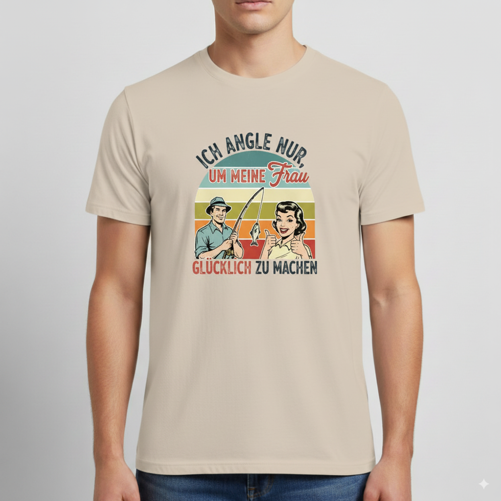 Happy Wife Angler T-Shirt Unisex