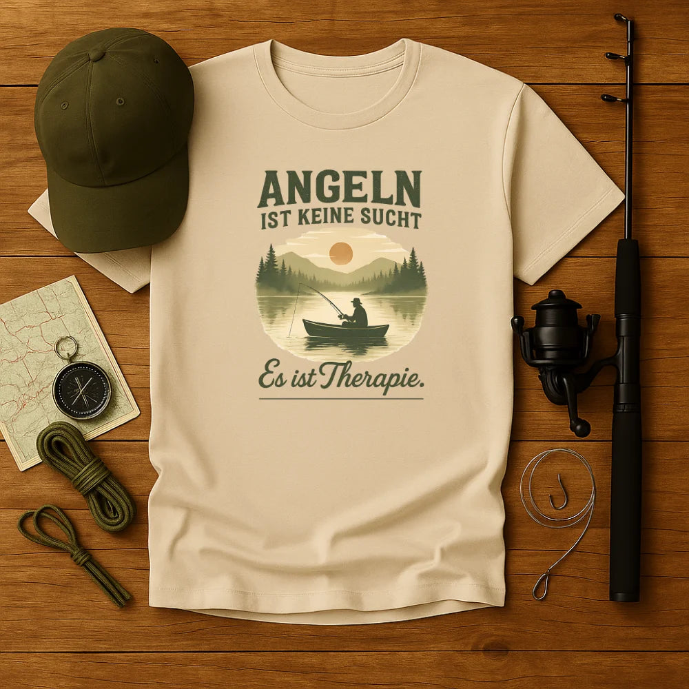 Angeln ist keine Sucht Basic Shirt Unisex
