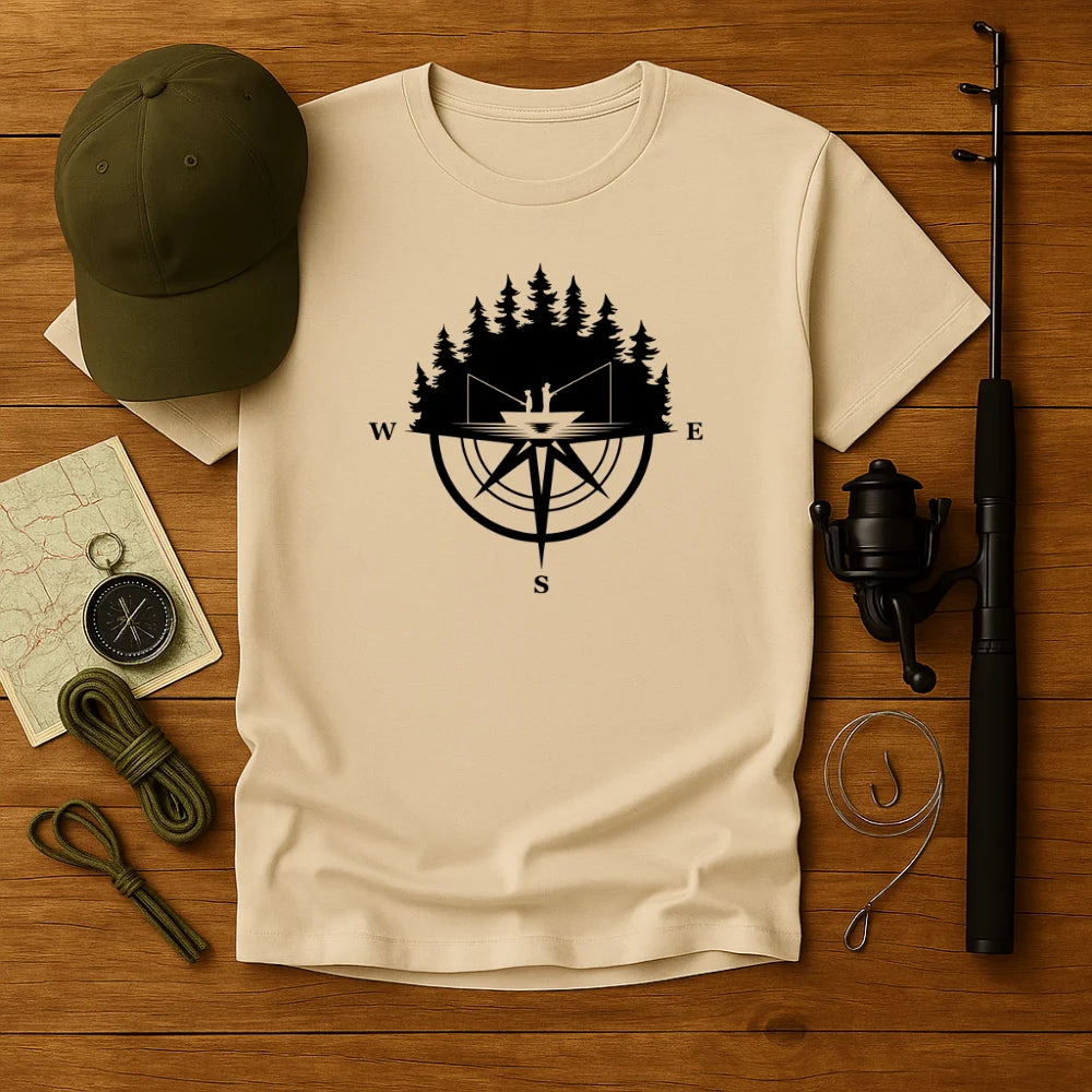 Angler Kompass T-Shirt