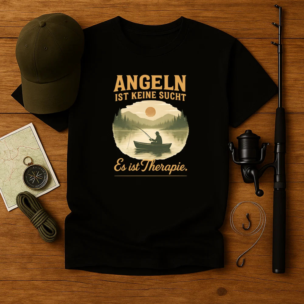 Angeln ist keine Sucht Basic Shirt Unisex