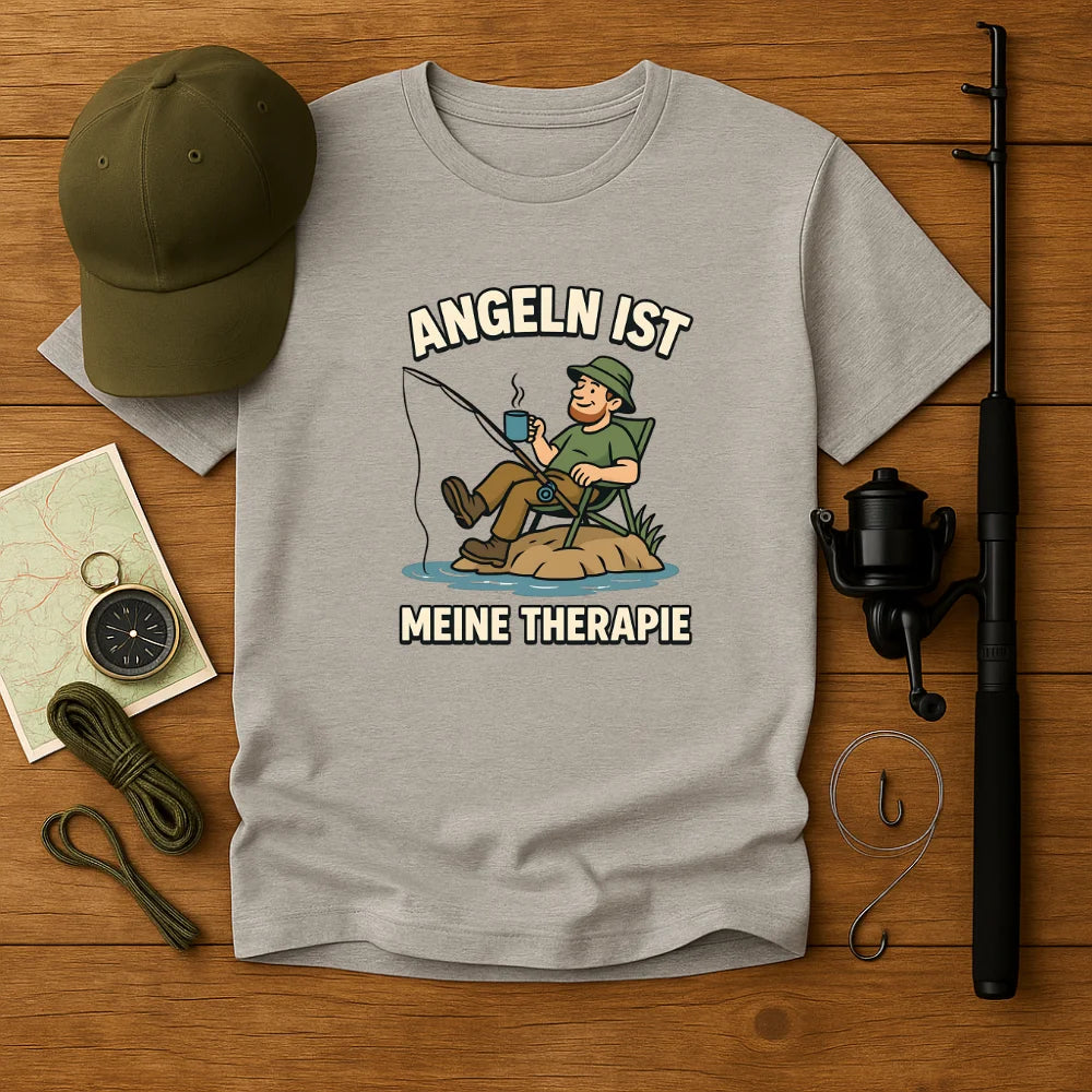 Angeln ist meine Therapie T-Shirt