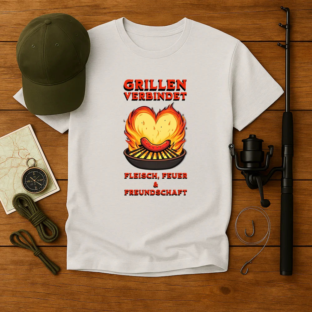 Grillen verbindet T-Shirt Unisex