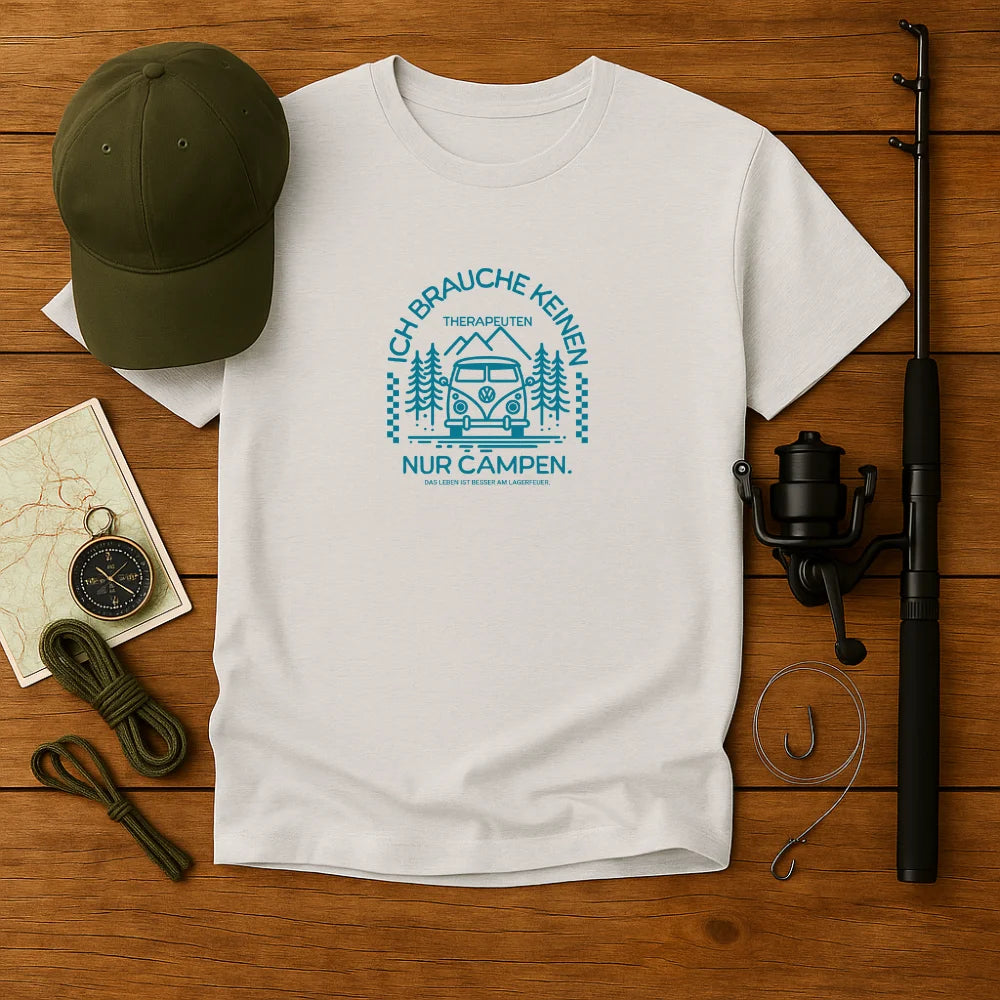 Camping statt Couch T-Shirt Unisex
