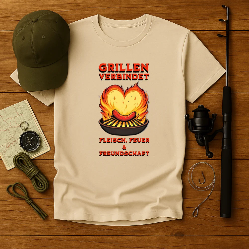 Grillen verbindet T-Shirt Unisex