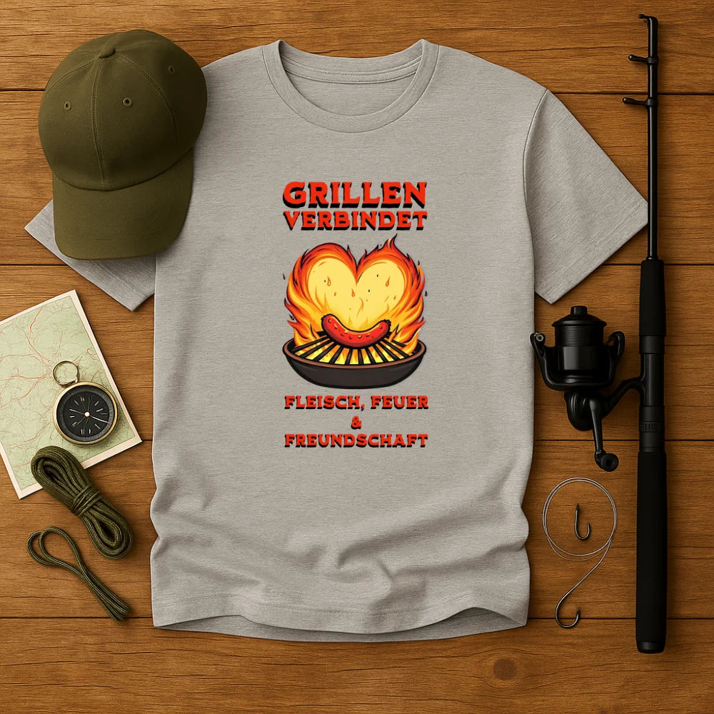 Grillen verbindet T-Shirt Unisex