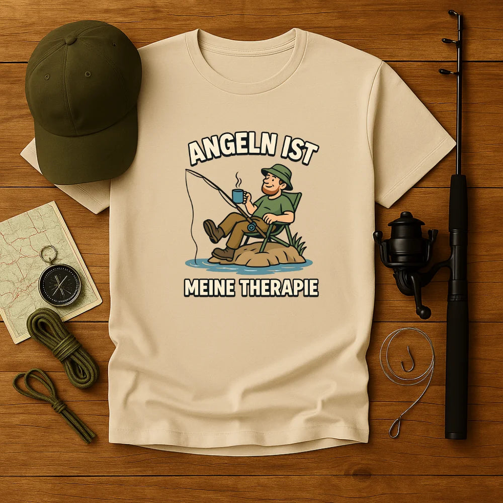 Angeln ist meine Therapie T-Shirt