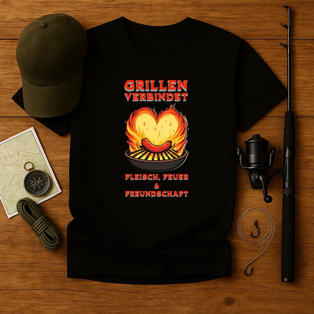 Grillen verbindet T-Shirt Unisex