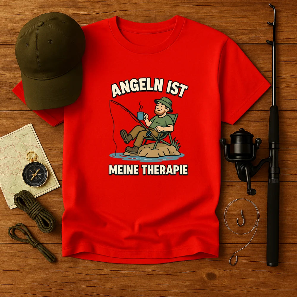 Angeln ist meine Therapie T-Shirt