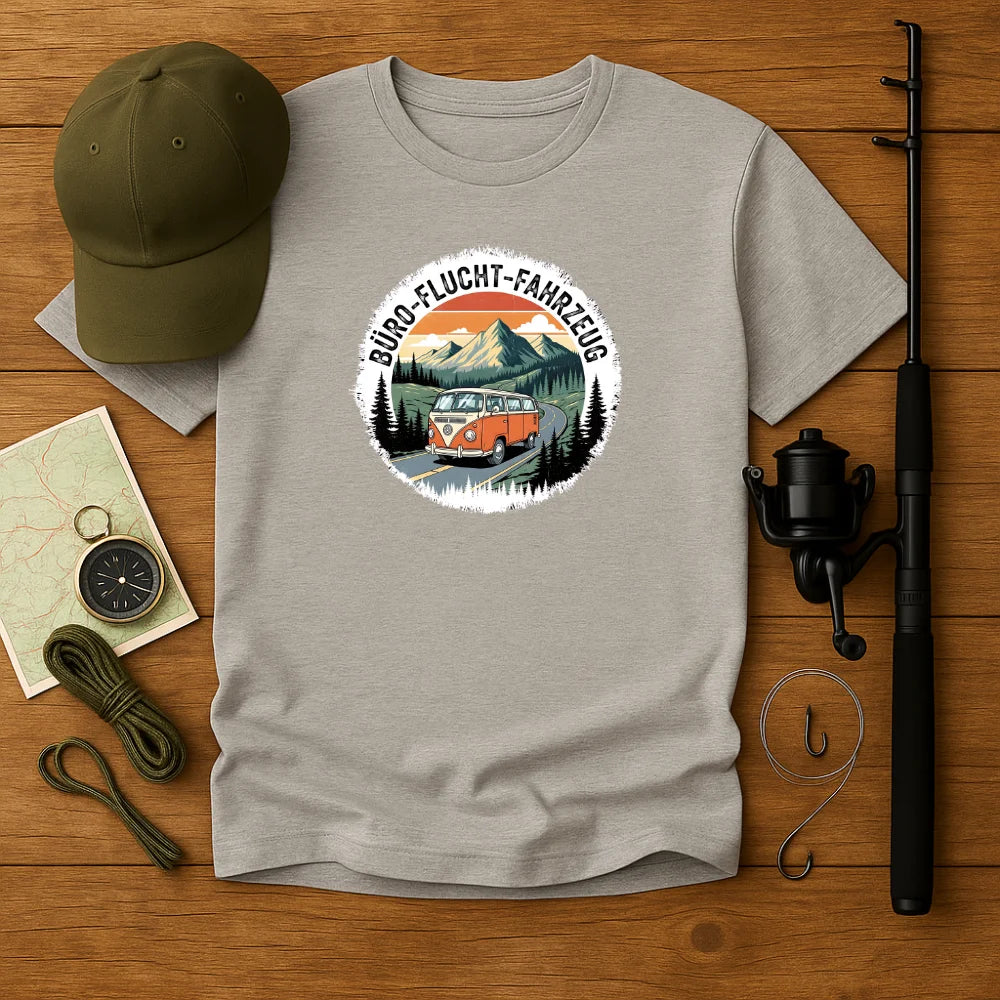Büro-Flucht-Fahrzeug T-Shirt Unisex
