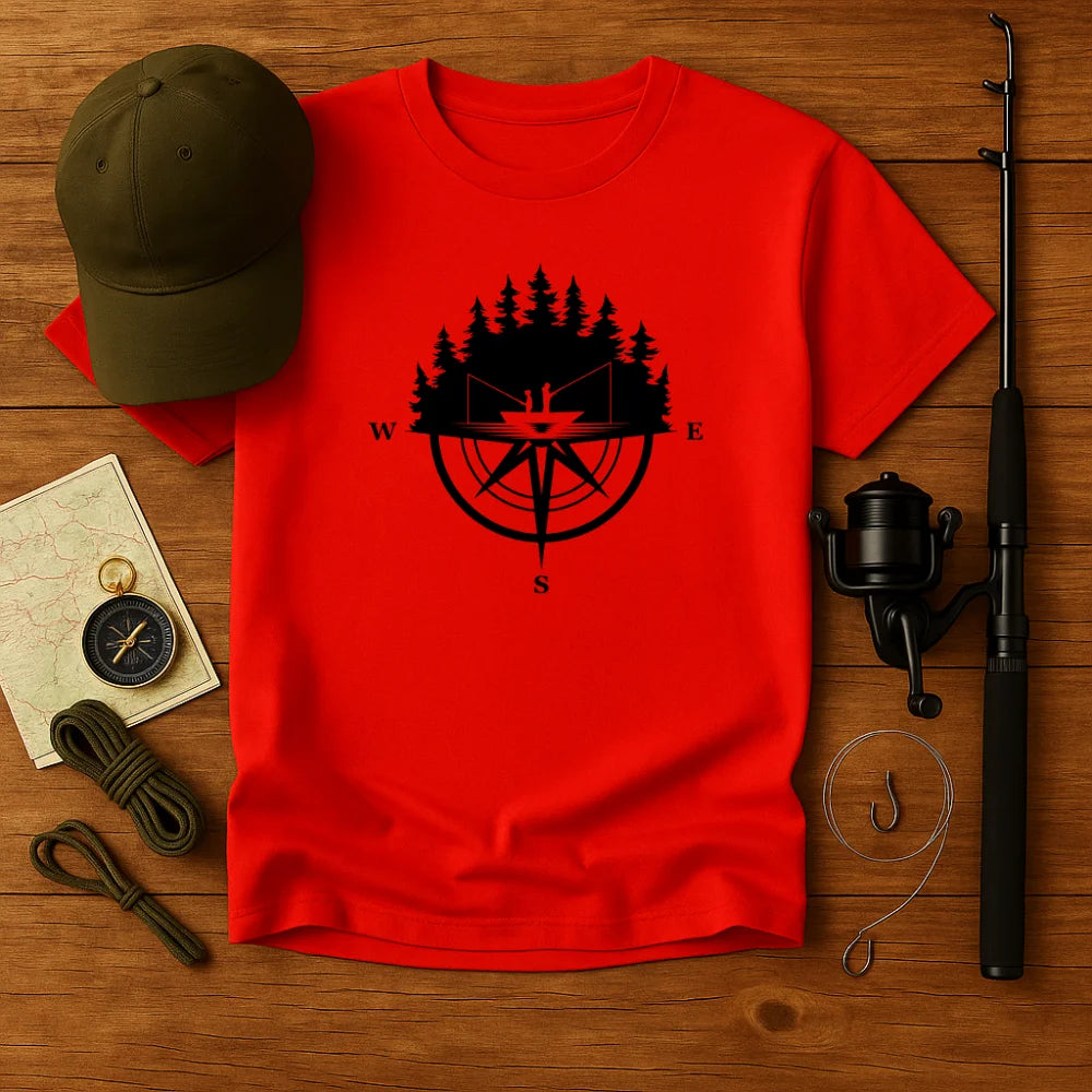 Angler Kompass T-Shirt